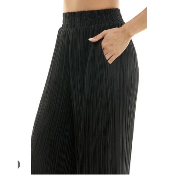 NWT Urban Social Plissé Wide Leg Pants - Picture 6 of 6